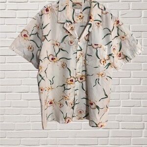 Made in Hawaii Paradise Found Hawaiian Shirt Size XL – Orchid Floral Print